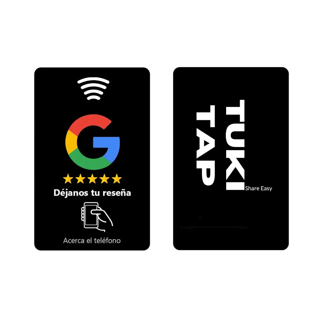 Tarjetas NFC reseñas de Google